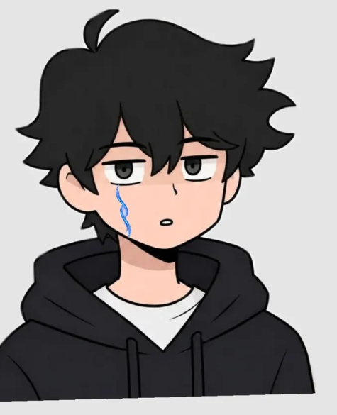 Smiling cartoon boy illustration